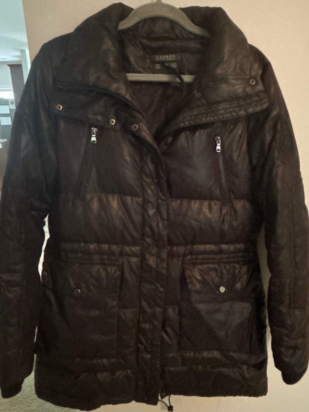 Ralph Lauren Black Quilted Puffer Jacket